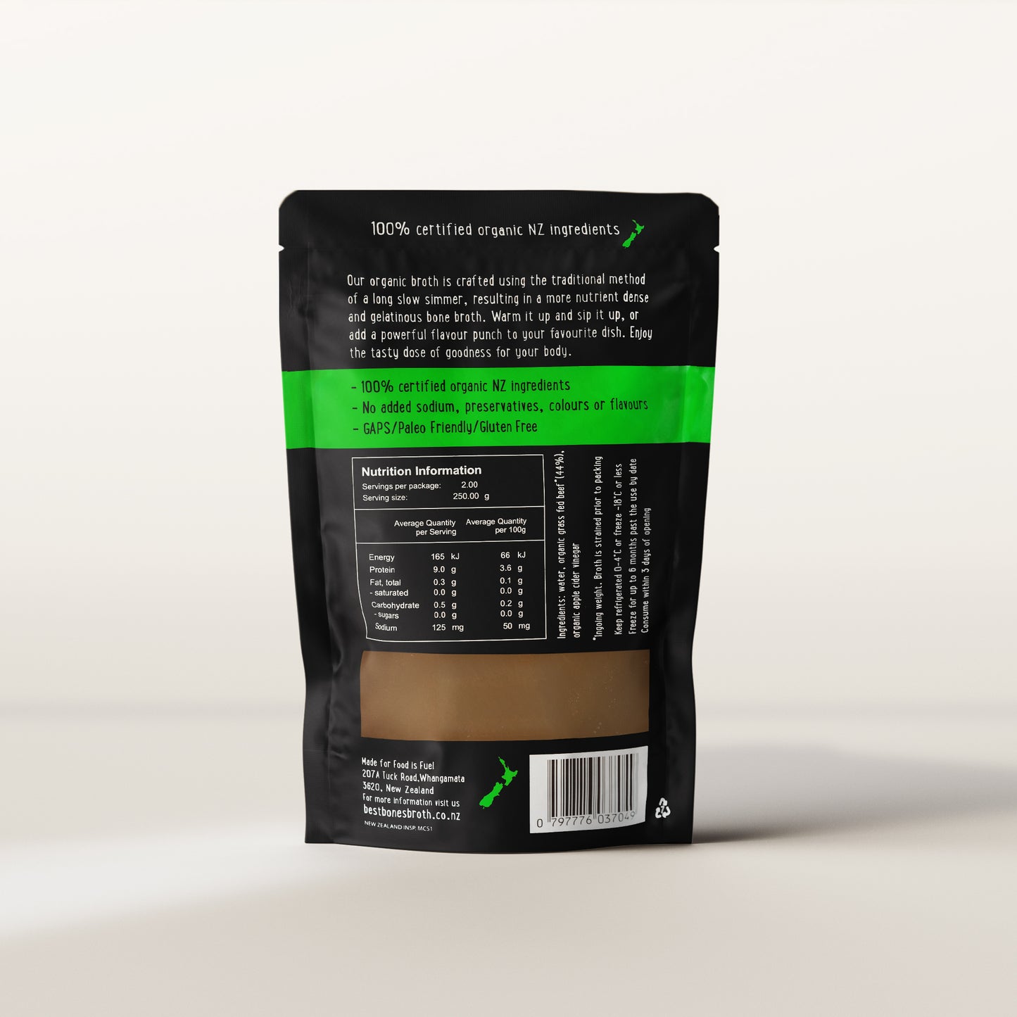 Fresh Broth Delivery (3 pack) Choose a custom mix of organic chicken or beef